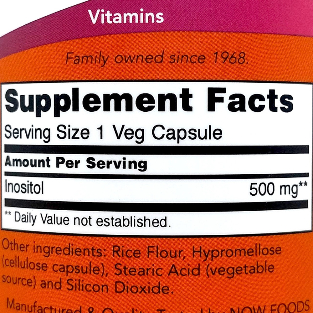 NOW Inositol 500 mg