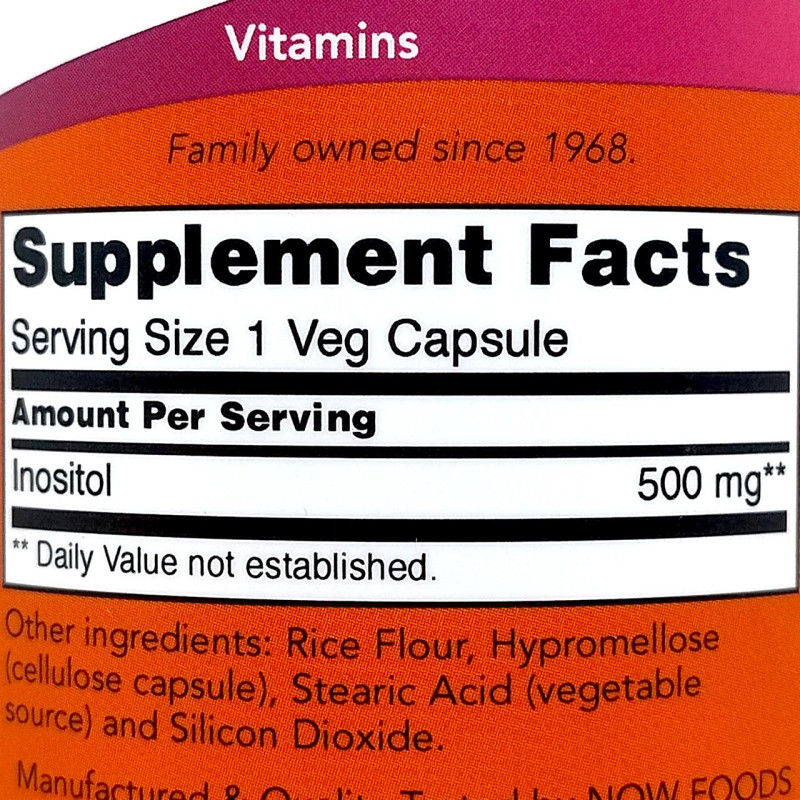 NOW Inositol 500 mg