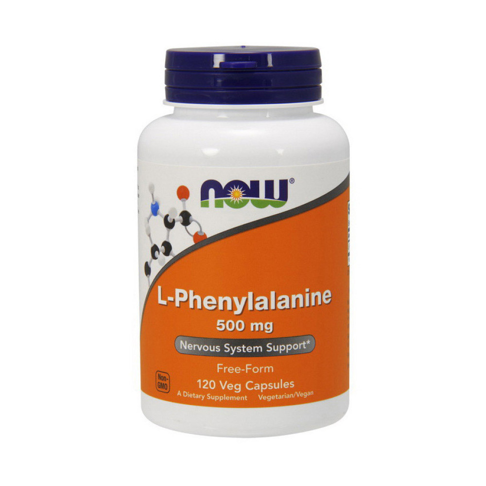 NOW L-Phenylalanine 500 мг, фенілаланін