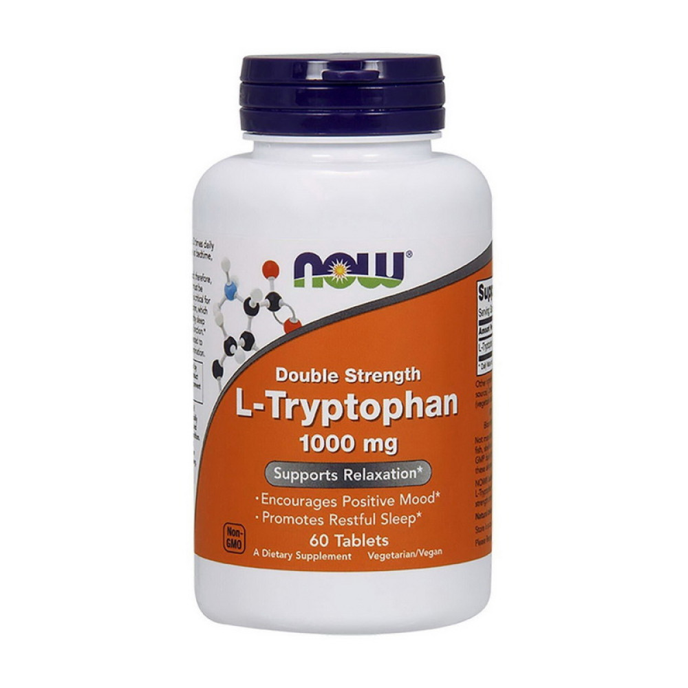 NOW L-Tryptophan 1000 mg 60 таблеток