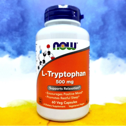 Фото NOW L-Tryptophan 500 mg, l-триптофан 500 мг