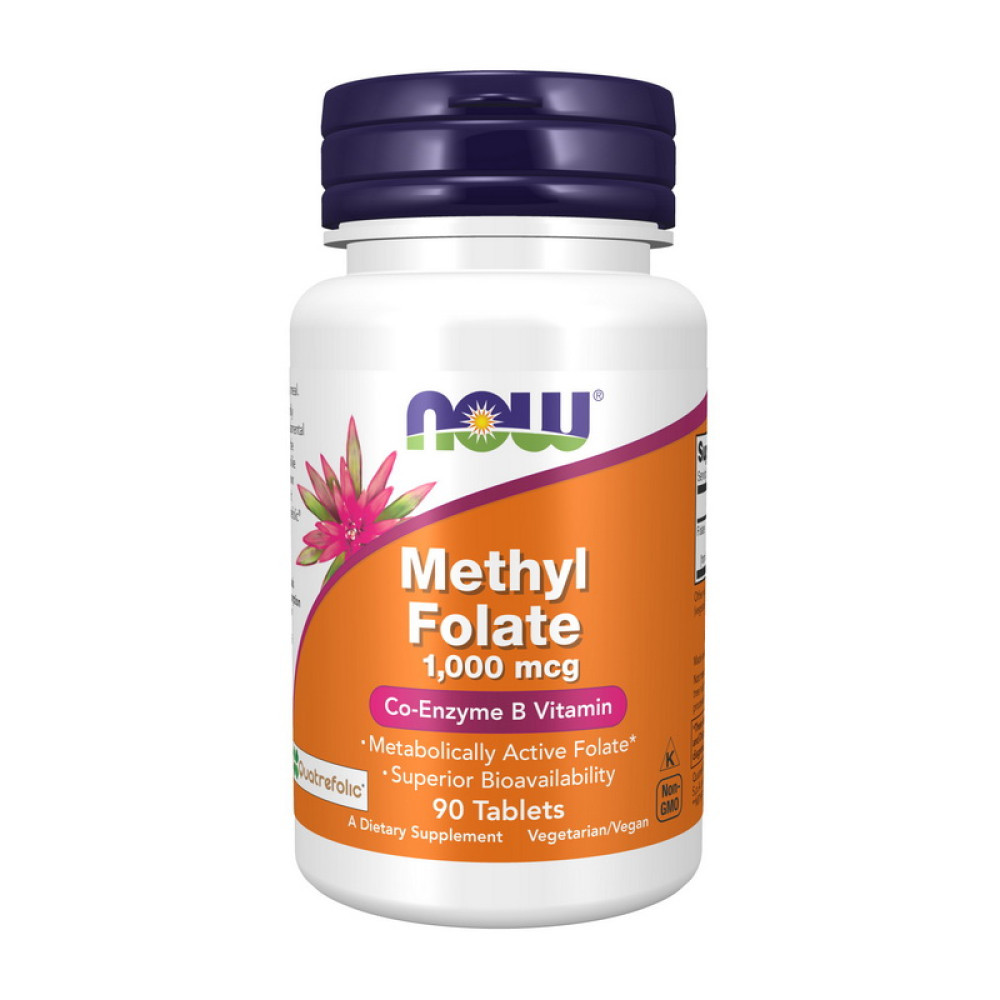 NOW Methyl Folate 1000 мкг 90 таблеток