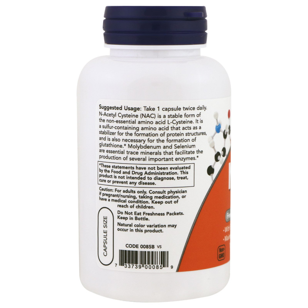 NOW NAC 600 mg