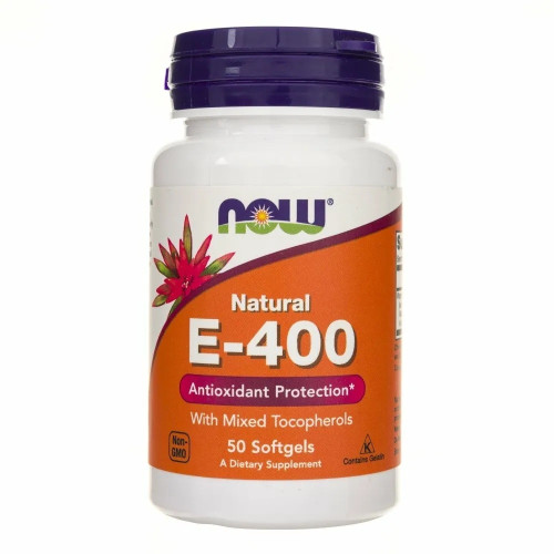 Фото NOW Natural E-400 with mixed Tocopheryl