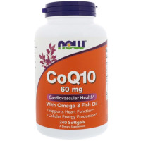 NOW Q10 60mg + Omega-3