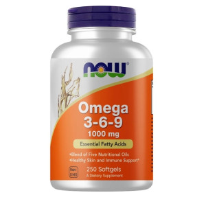 NOW Omega 3-6-9, жирні кислоти