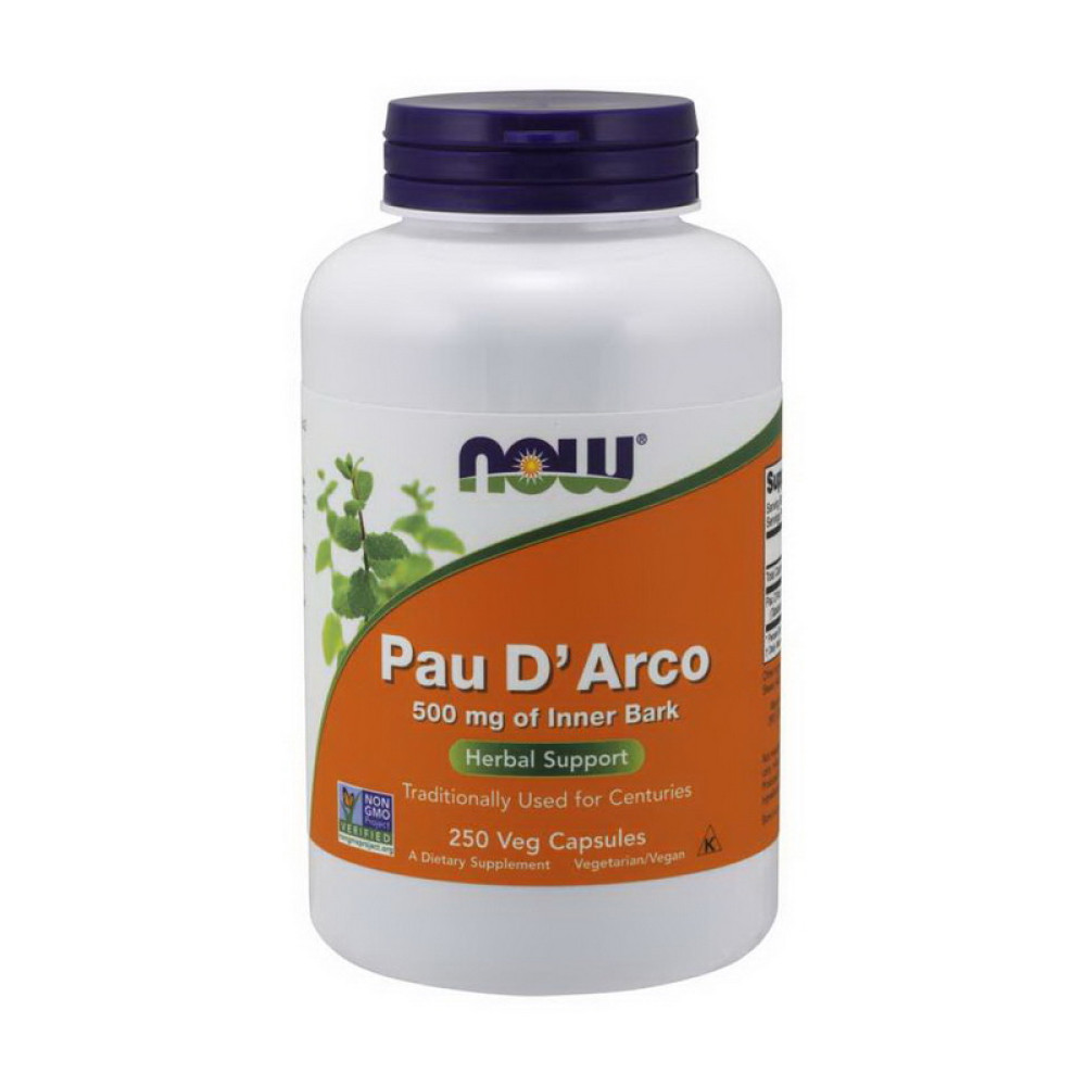 NOW Pau D'Arco 500 mg of Innewr Bark