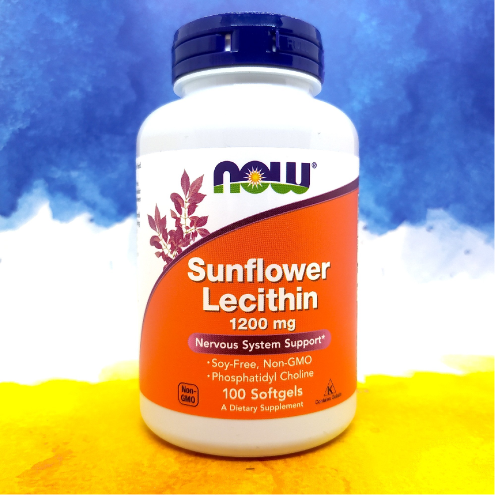 NOW Sunflower Lecithin 1200 mg