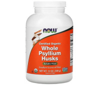 NOW Whole Psyllium Husks Certified Organic