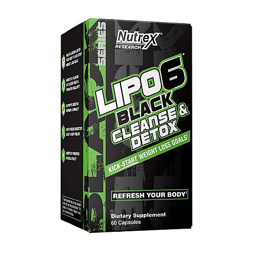 Фото Nutrex Lipo 6 Black Clean & Detox 60 капсул