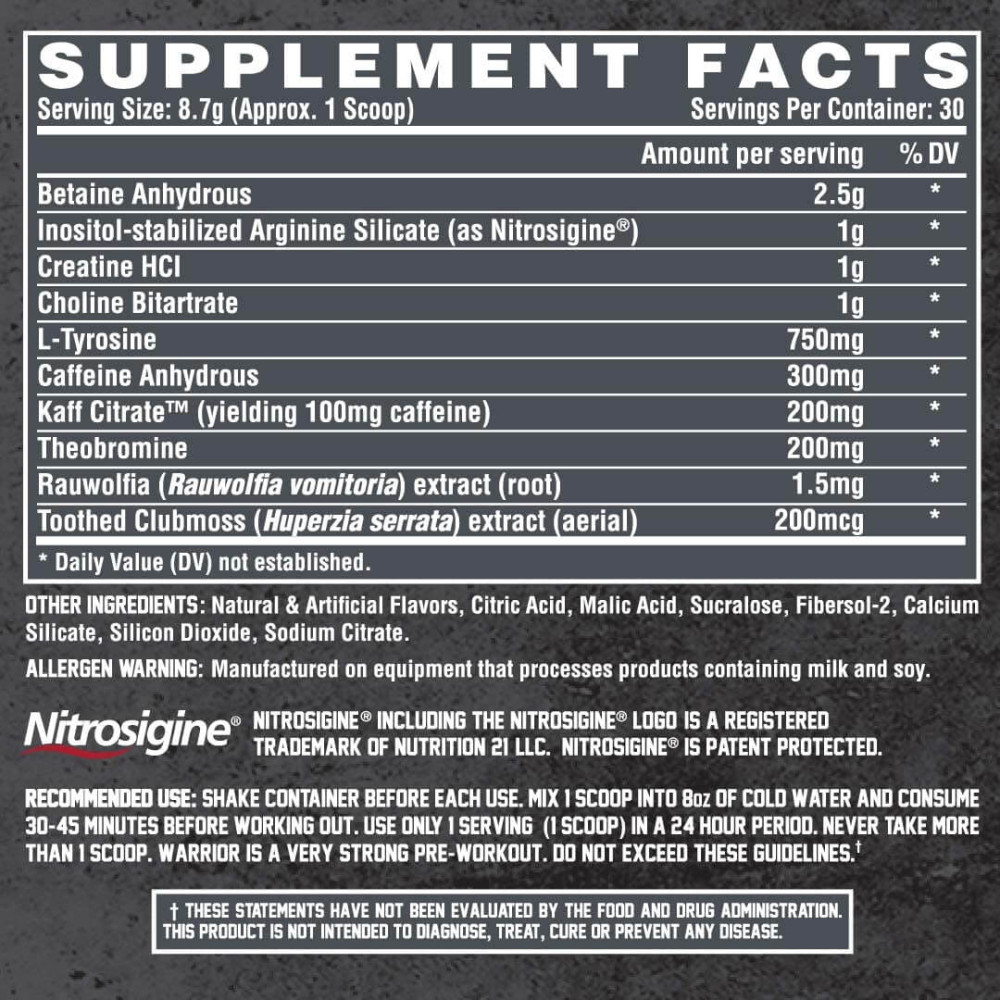 Nutrex Warrior