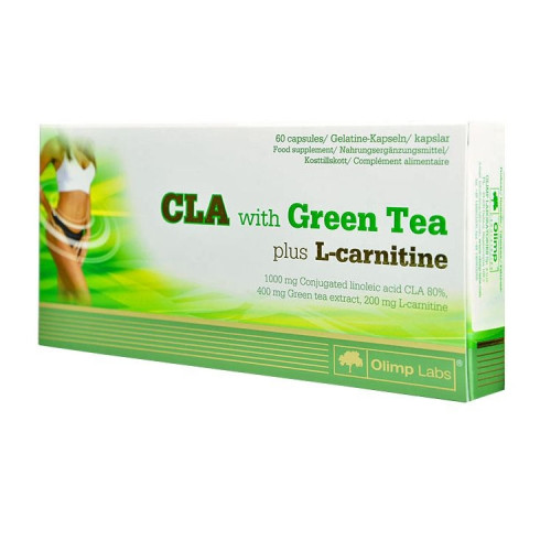 Фото OLIMP CLA with Green Tea plus L-Carnitine 60 капсул