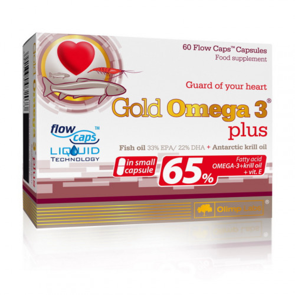 Olimp Sport Nutrition Gold Omega 3 Plus 60 капсул