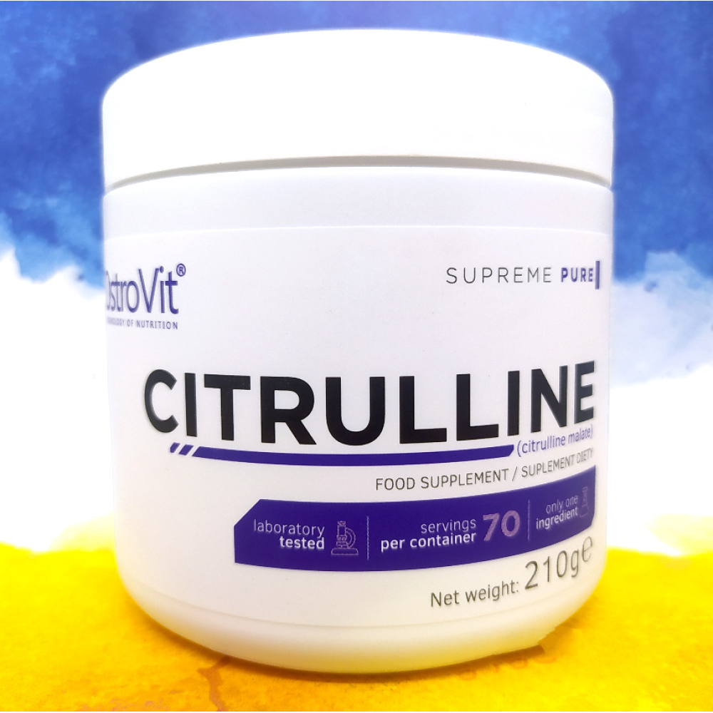 Ostrovit Citrulline 210 грам 200 грам, Green Apple (зелене яблуко)