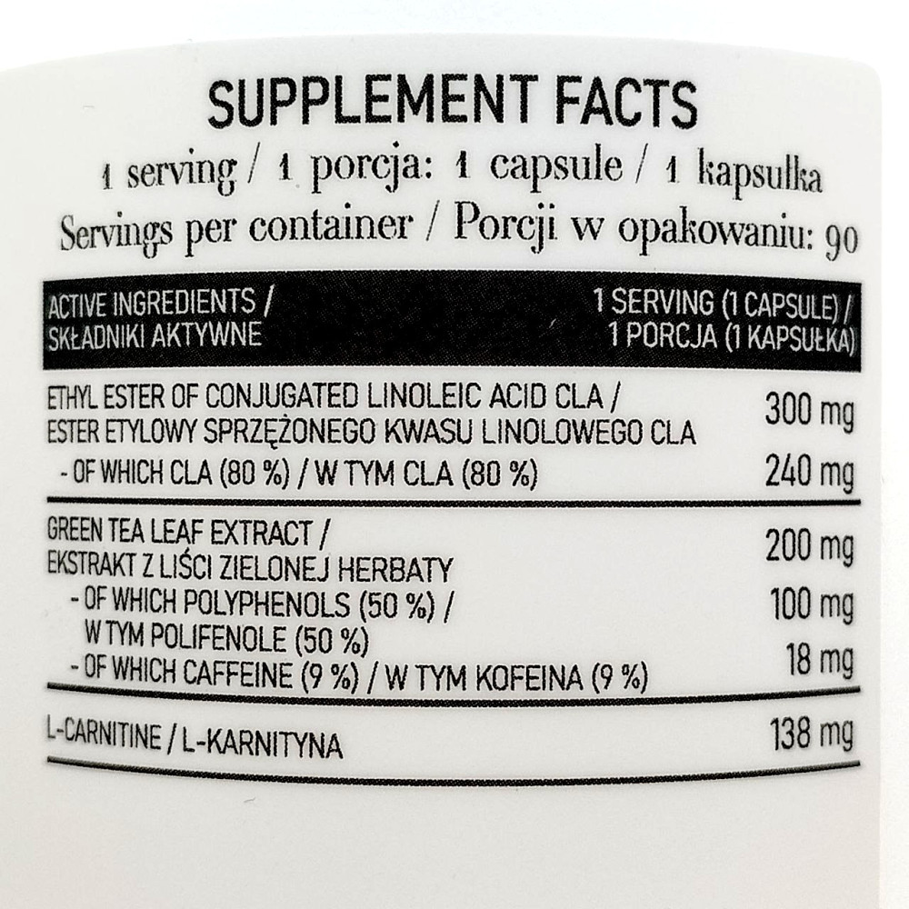 OstroVit CLA + Green Tea + L-Carnitine 90 капсул