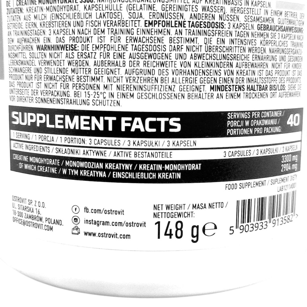 OstroVit Creatine 1100