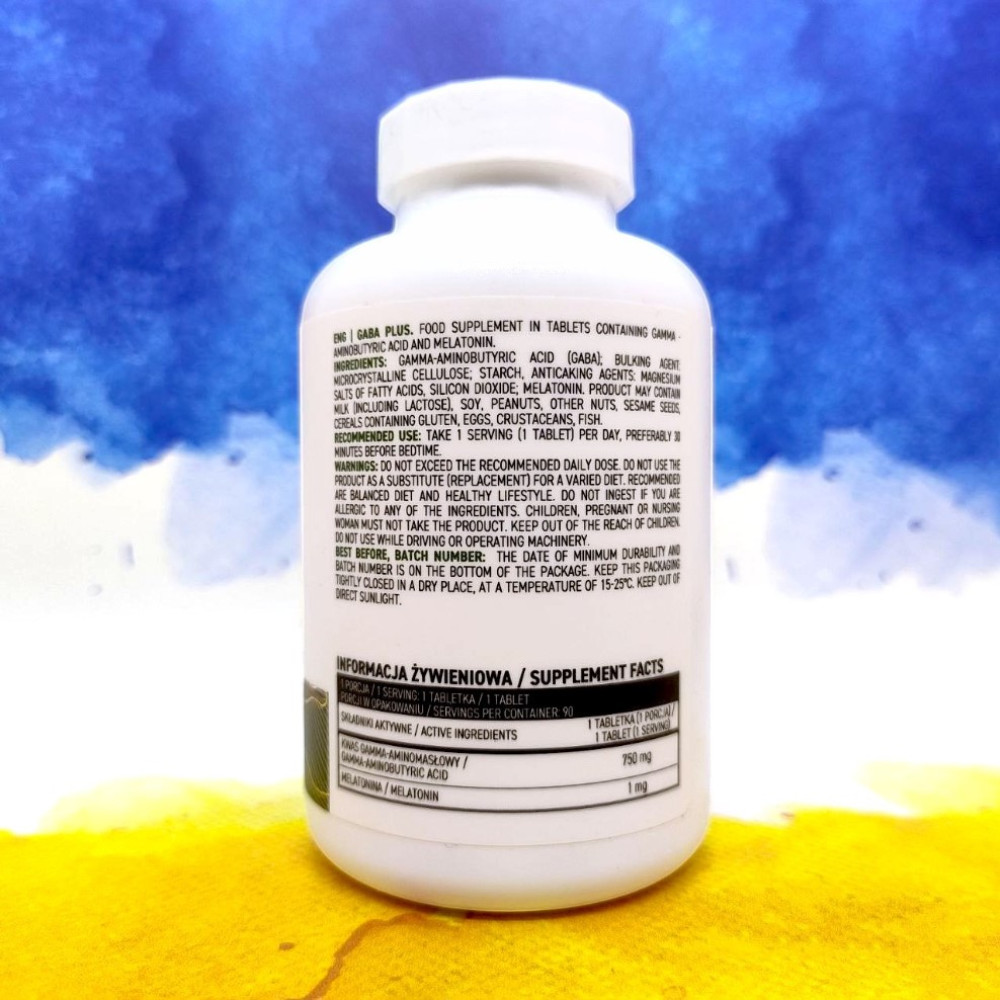 OstroVit Gaba Plus Melatonin 90 таблеток