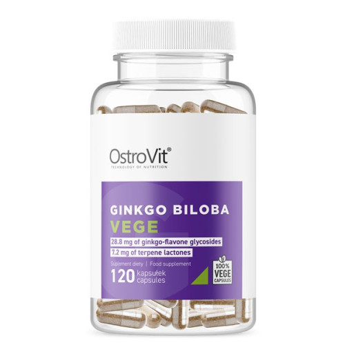 Фото OstroVit Ginkgo Biloba VEGE 120 капсул