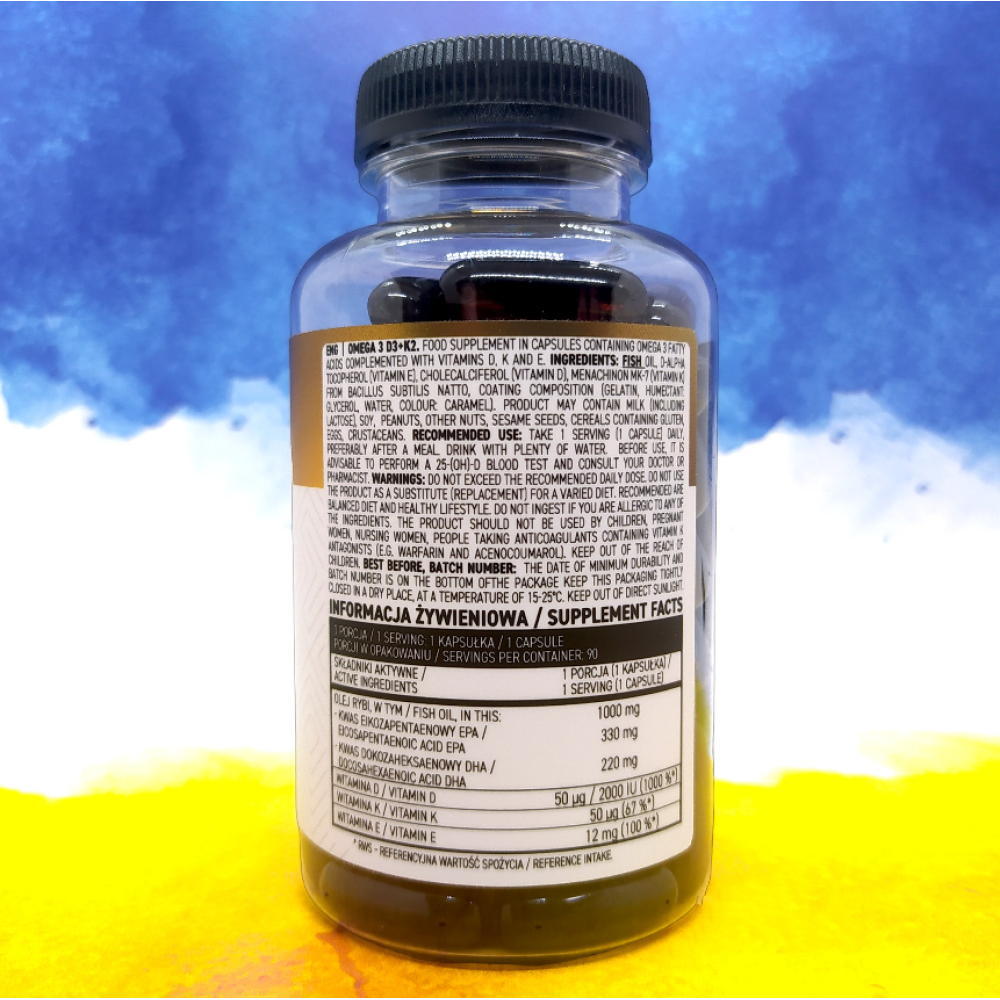 OstroVit Omega 3 D3 + K2