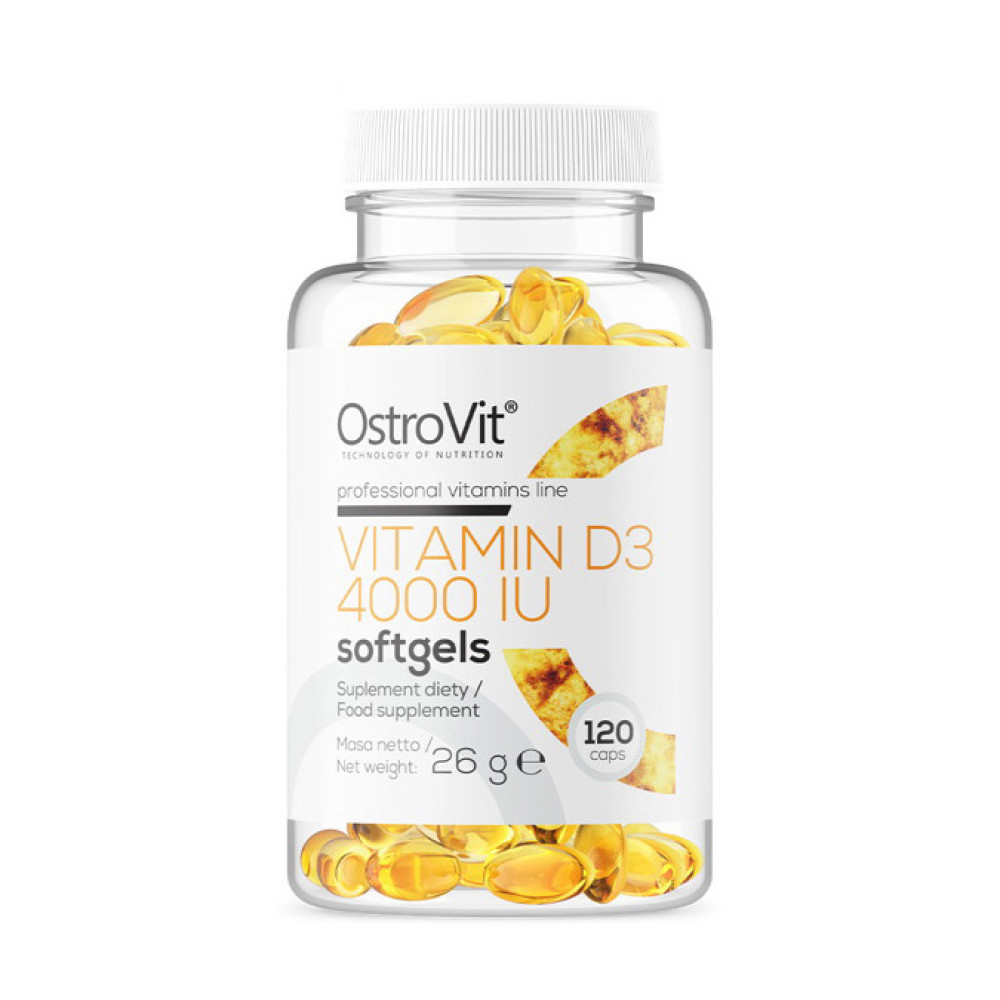 OstroVit Vitamin D3 4000 IU 120 капсул