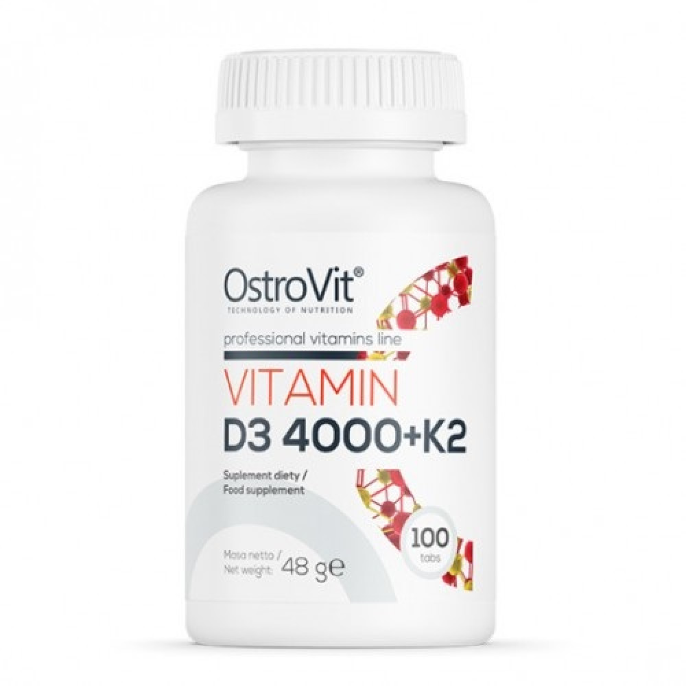 OstroVit Vitamin D3 4000 + K2 100 таблеток