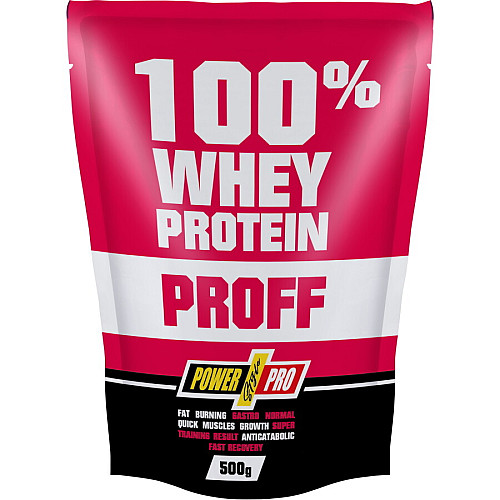 Фото Power Pro 100% Whey Protein Proff 500 грамм