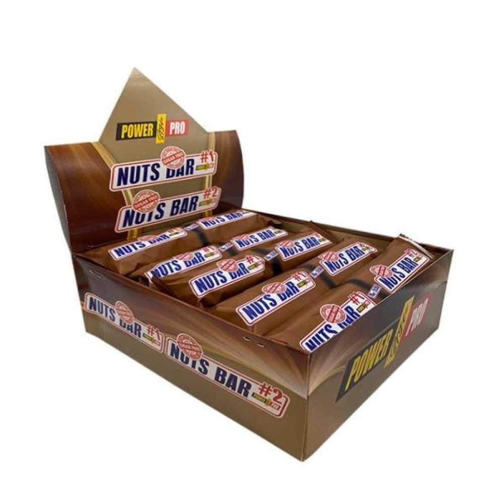 Nuts Bar Power Pro 100% sugar free 70 грам
