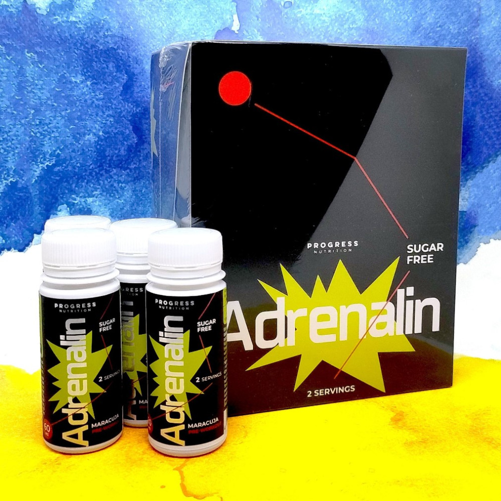 Progress Nutrition Adrenaline Liquid shot 20x60 мл