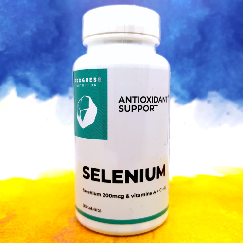 Фото Progress Nutrition Selenium 200 mcg 90 таблеток