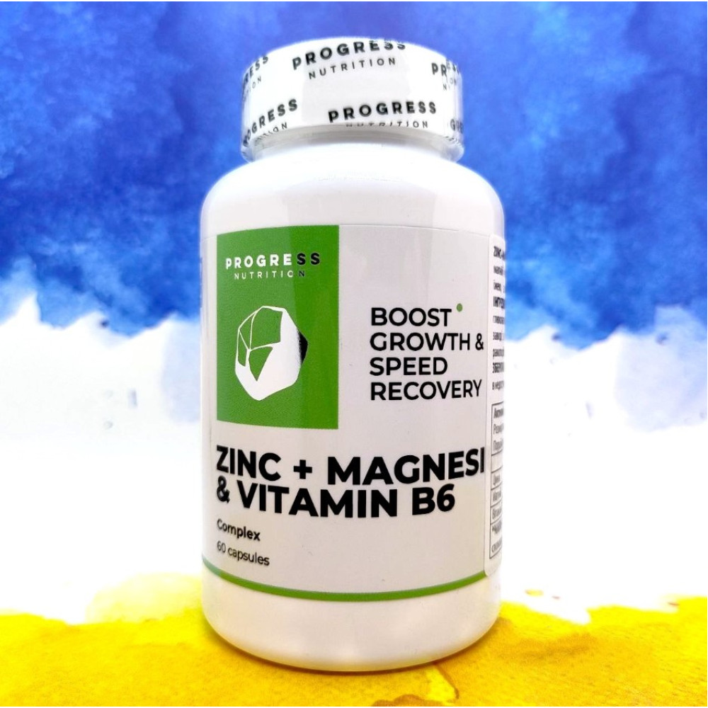 Progress Nutrition Zinc Magnesium Vitamin B6