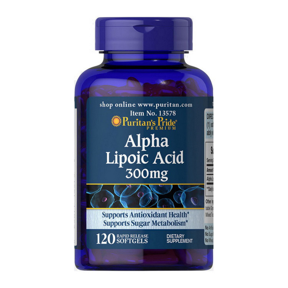 Puritan's Pride Alpha Lipoic Acid 300 mg