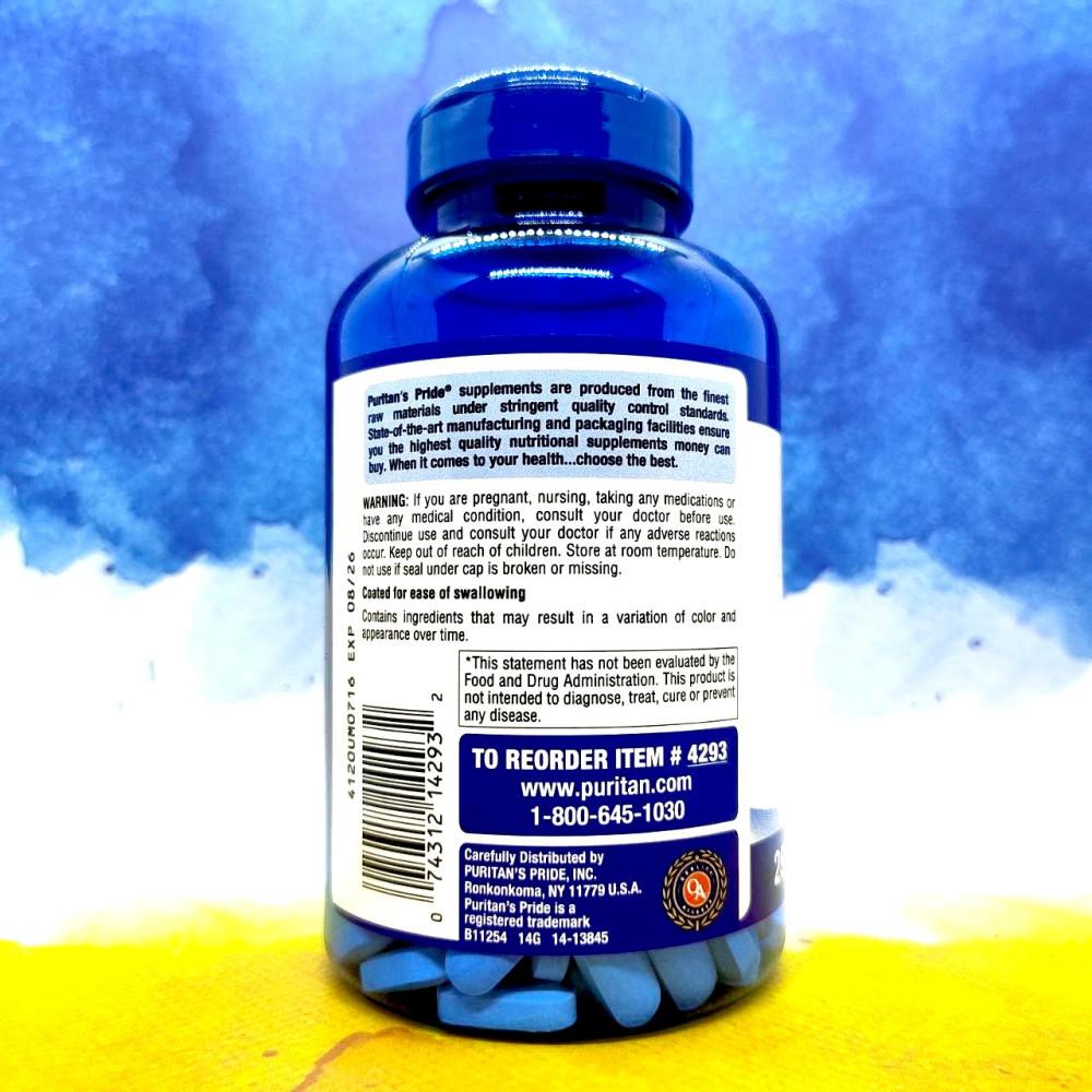 Puritan's Pride Chelated Calcium Magnesium Zinc