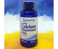 Puritans Pride Chelated Calcium Magnesium Zinc