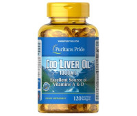 Puritan's Pride Cod Liver Oil 1000 mg Vitamins A&D