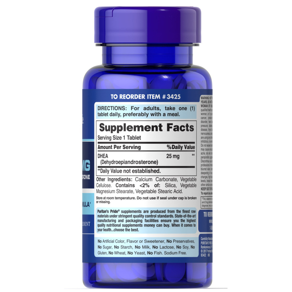 Puritans Pride DHEA 25 mg