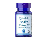 Puritan's Pride Folate 1333 mcg DFE (Folic Acid 800 mcg)