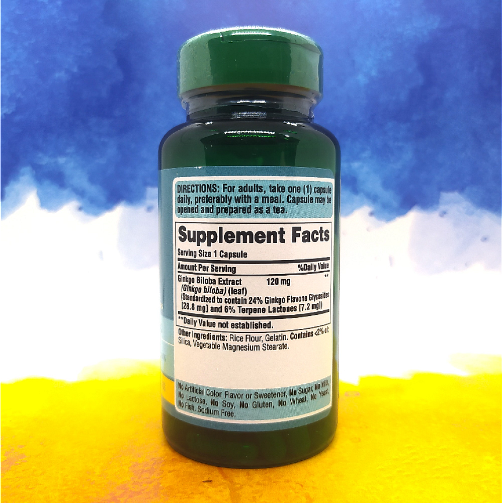 Puritans Ginkgo Biloba 120 mg