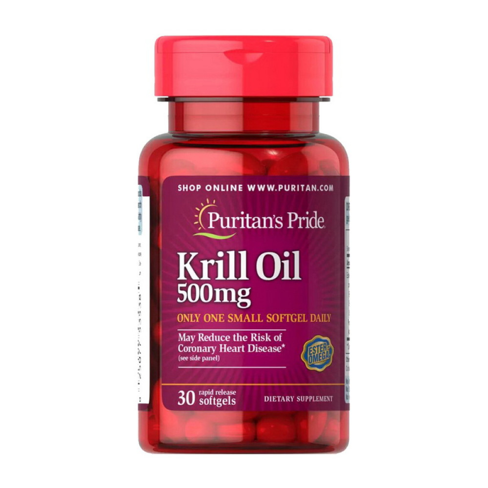 Puritan's Pride Krill Oil 500 mg 30 капсул