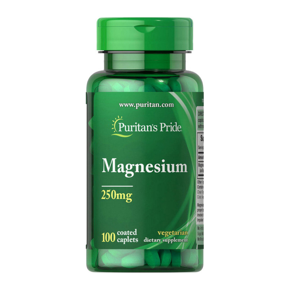 Puritan's Pride Magnesium 250 mg 100 капсул