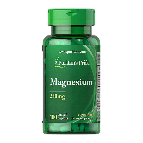 Фото Puritan's Pride Magnesium 250 mg 100 капсул