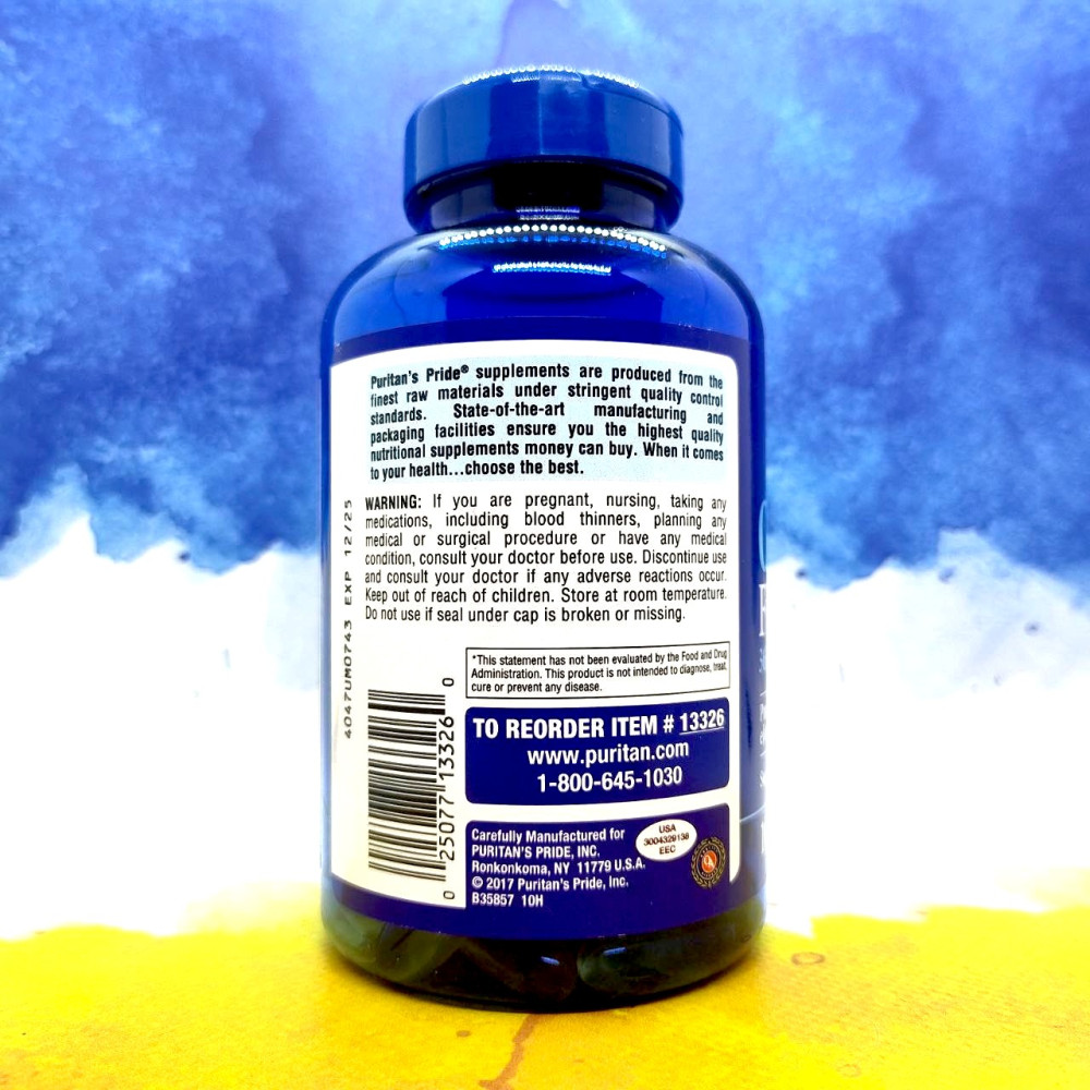 Puritan`s Pride Omega 3 Fish Oil 1200 мг