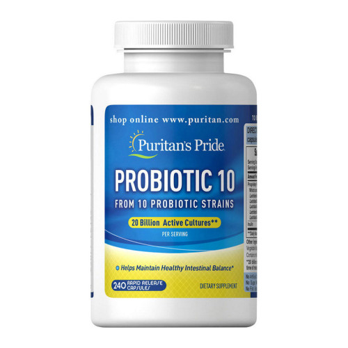 Фото Puritan's Pride Probiotic 10120 капсул