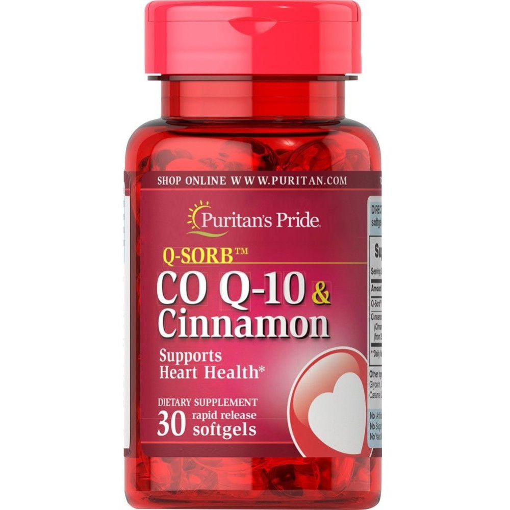 Puritan's Pride Q-SORB Ultra Co Q-10 200 mg & Cinnamon