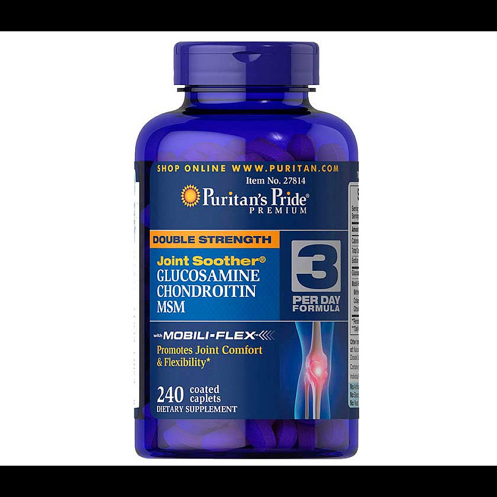 Puritans Glucosamine Chondroitin MSM 3 Per Day