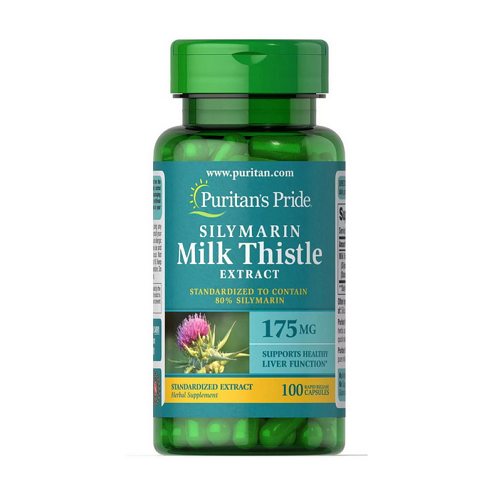 Puritans Pride Silymarin Milk Thistle Extract 175 mg