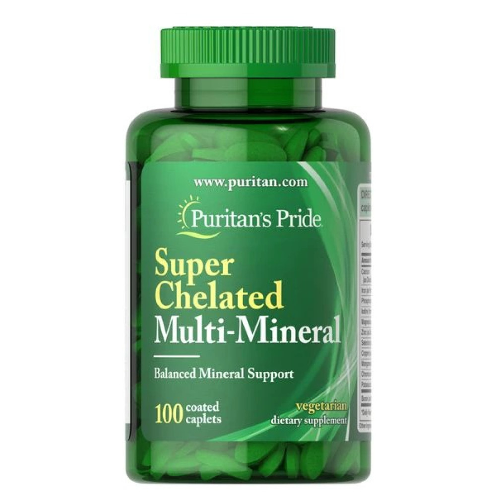 Puritans Pride Super Chelated Multi-Mineral 100 каплет