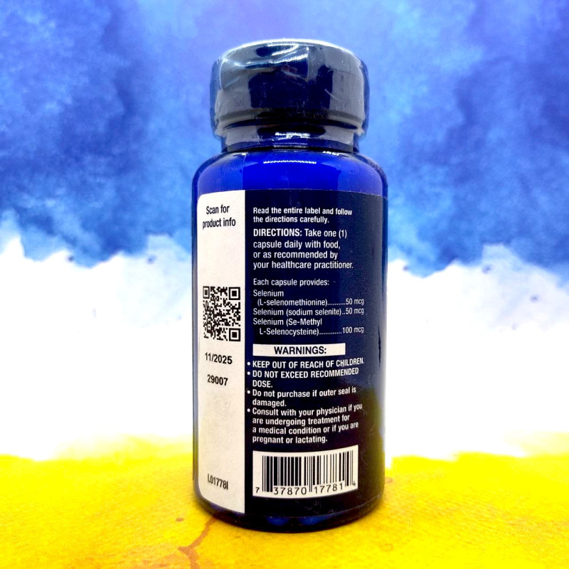 Life Extension Super Selenium Complex 200 мкг & Vitamin E 100 капсул