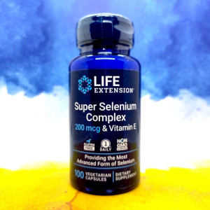 Life Extension Super Selenium Complex 200 мкг & Vitamin E 100 капсул