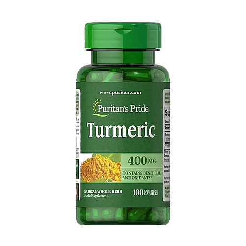 Фото Puritan's Pride Turmeric 400 mg 100 капсул