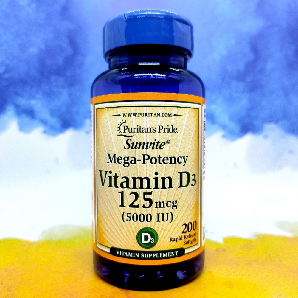 Puritan's Pride Vitamin D3 5000 (125 mcg)